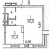 Продажа, Однокомнатная квартира, Химки, Новогорск мкр., ул.Заречная, к.2, м.Речной вокзал по цене 10 098 000 руб - фото 1 - фото 2