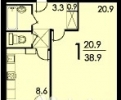 Продажа, Однокомнатная квартира, Зеленоград, 14-й мкр., к.1430, м.Пятницкое шоссе по цене 4 300 000 руб - фото 1 - фото 2 - фото 2 - фото 2 - фото 5 - фото 6 - фото 7
