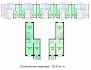 Продажа, Двухкомнатная квартира, Голубое, ул.Сургутский, д.1, к.1 по цене 7 770 000 руб - фото 1 - фото 2 - фото 3 - фото 4